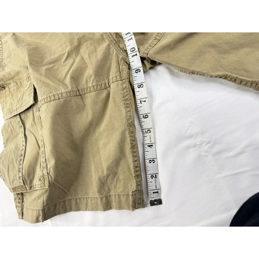 Vintage NWT Polo Rugby Ralph Lauren Officer Cargo Shorts Sand Tan